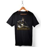 Elvis Presley Rock'n Roll'un Kralı Rock Roll King Baskılı Eşofman Unisex Tişört - Siyah