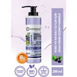 Elvons Siyah Frenk Üzümü + B3 Nemlendirici Yüz Temizleme Jeli (Kuru & Hassas) 200 ml