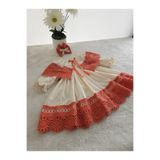 Elwirababyboutiqe fisto detaylı pelerin elbise