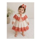 Elwirababyboutiqe fisto detaylı pelerin elbise