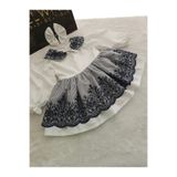 Elwirababyboutiqe lacivert fisto detaylı elbise