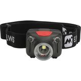 Elwis Catch H430 Kafa Lambası 430 Lümen, Zoom, Ön Red Night Vision LED , Silicone On Head Band 3 x Aaa Pilli - 0 - Siyah