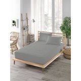 ELY PARKER Renkli Alez Gri-Kapitoneli Fitted-Pamuklu-Yanı Çarşaflı-Çift Kişilik-Tek Kişilik-Bebek Alezi-Su-Yatak Koruyucu (150x200)
