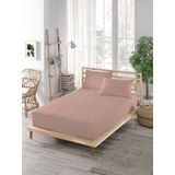 ELY PARKER Renkli Alez Pembe-Kapitoneli Fitted-Pamuklu-Yanı Çarşaflı-Çift Kişilik-Tek Kişilik-Bebek Alezi-Su-Yatak Koruyucu (60x120)