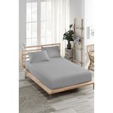 Ely Parker Sıvı Geçirmez Alez-Gri Mikro Fitted-Çift Kişilik-Tek Kişilik-Bebek Alezi-Su-Yatak Koruyucu - 120 x 200 cm