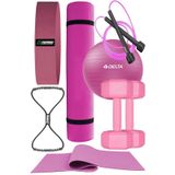 Elya Pilates Tüm Vücut Fitnessı İçin İdeal Pilates Seti - Mindere, Dambıla Ve