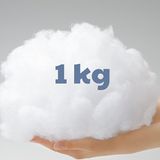 Elyaf Sepeti 1 Kg Silikon Inci Elyaf Bütün Elyaf Yastık Yorgan Minder Oyuncak Dolgu Malzemesi