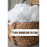 Elyaf Sepeti %100 Boncuk Elyaf 1 kg Yastık Yorgan Oyuncak Malzemesi