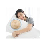 Elyaf Sepeti %100 Doğal El Dikişi Organik Yün Yastık Beyaz 50 x 70 CM