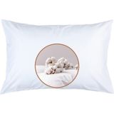 Elyaf Sepeti %100 Doğal Pamuk Dolgulu 50*70 Pamuk Yastık Iç Dolgu 1.5 Kilogram - 50 x 70 cm - Beyaz