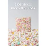 Elyaf Sepeti 3 Kg Visco Kırpık Sünger Mobilya Koltuk Minder Kırlent Dolgu Ve Dolum Malzemesi