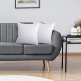 Elyaf Sepeti Kare Kırlent Iç Yastık 2 Adet Ultra Dolgun Dolgulu Kırlent Yastığı 43X43 - 43 x 43 cm - Beyaz