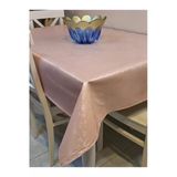 Elyaflı Pvc Muşamba - Desenli Silinebilir Masa Örtüsü ( Pembe)