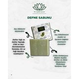 Elyapımı Meşe Külü Defne Sabun 120 Gr. - Yeşil