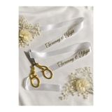 ELYNA Söz Makası ve İsimli Söz Kurdelesi Seti, 2'li Gold Nişan Set, Nişan Makası , Söz, Nişan, Kurdele
