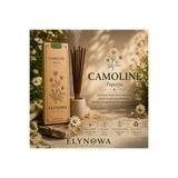 ElyNowa CAMOLINE (Papatya) Doğal Tütsü Çubuğu 20 Adet - Uzun Süre Kalıcı Aroma