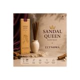 ElyNowa SANDAL QUEEN Doğal Tütsü Çubuğu 20 Adet - Uzun Süre Kalıcı Aroma