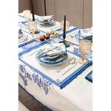 Elysian Blue, Premium Seri Mutfak Sunum Peçetesi, Duck Keten Kumaş 40X40cm