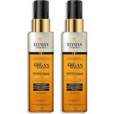 Elysian Essence Argan & Keratin Sıvı Saç Kremi 2' Set – Durulanmayan, Dökülme Karşıtı, Onarıcı Dolgunlaştırıcı Bakım - Standart