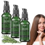 Elysian Essence Biberiyeli Saç Serumu 3'lü Set Hızlı Uzama Etkili ve Dökülmeye Karşı - Organik Argan Yağı, Vitamin E, Keratin