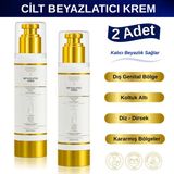 Elysian Essence Cilt Beyazlatıcı | Kararma Giderici Krem 2'li Set - Genital Bölge, Koltuk Altı, Bikini Bölgesi, Dirsek ve Vücut 100ML