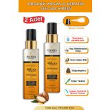 Elysian Essence Organik Argan & Keratin Sıvı Saç Kremi 2'li Set – Durulanmayan, Dökülme Karşıtı Onarıcı Bakım Spreyi