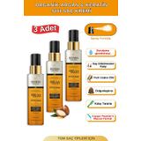 Elysian Essence Organik Argan & Keratin Sıvı Saç Kremi 3'lü Set – Durulanmayan, Dökülme Karşıtı Onarıcı Bakım Spreyi