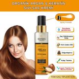 Elysian Essence Organik Argan & Keratin Sıvı Saç Kremi – Durulanmayan Bakım Spreyi 150 ml