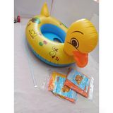 Elza Toys Baby Boat Şişme Ördek Çocuk Can Simidi