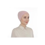 ELZE Pratik Geçme Dikişsiz Bone Açık Pudra