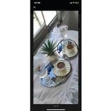 Elzemm store PASLANMAZ ÇELİK 2 ADET OVAL MODEL SUNUM TEPSİSİ 25 CM