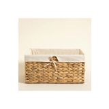 ELZEY HOME Hasır Örgü Kulplu Iç Korumalı Sepet S 37x23 Cm Naturel