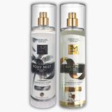 EM AMANOS BEAUTY 2'li Kadın ve Erkek Body Mist Seti - Karşı Konulamaz Afrodizyak Etkili Kokular Paris & Miami Serisi Vücut Spreyi