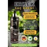 EM AMANOS BEAUTY Erkek Saç Bakım Kremi - Miami Kokusu - Doğal Keratin Ve Kolajen Içerir - Önler