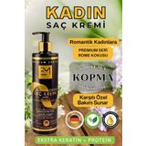 EM AMANOS BEAUTY Kadın Saç Kremi - Rome Kokusu - Ekstra Keratin Protein Doğal Yağlar Içerir Kırılma Kopma Karşıtı