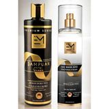 Em Amanos Beauty Paris Serisi Kadın Şampuan & Keratin Saç Bakım Sütü Seti – Dökülme Karşıtı, Bitkisel, Parabensiz, Tüm Saç Tipleri İçin, 375 ml + 200 ml