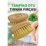 Em Amanos Beauty Vegan Tampiko Otu Tırnak Fırçası Doğal Temizlik Sağlıklı Tırnak Görünümü Kuru Fırçalama Ritüeli