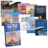 Em & Friends It's Gonna Be Okay Motivasyon Kartları, 20 Karışık Kartpostal, Tüm Durumlar için Boş Kartpostallar (10 Tasarım, Her Biri 2'si), Her biri 12 x 18 cm