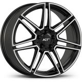 EM19 Inç 5X112 Mercedes E200 C200 Siyah Elmas Kesim Jant Modeli (4 Adet) - Black Diamond