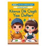 ema 2024 Yeni Satır Aralıklarına Uygun Standart Klavuz Dik Çizgili Güzel Yazı Defteri (2 Adet)