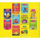 Ema Çocuk Mini Mini Fabllar Dizisi (10 Kitap Takım)Çocuk Öykü Kitapları 3-6 Yaş İçin Eğlenceli