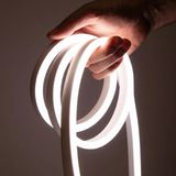 Ema Dükkan 12 Volt 10 Metre Naturel Beyaz Neon LED Işık Prize Takılmaya Hazır Değil Neon Şerit LED Esnek Silikonlu - 4000K - Nature