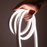 Ema Dükkan 12 Volt 25 Metre Naturel Beyaz Neon LED Işık Prize Takılmaya Hazır Değil Neon Şerit LED Esnek Silikonlu - 4000K - Nature