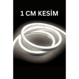Ema Dükkan 12 Volt 25 Metre Naturel Beyaz Neon LED Işık Prize Takılmaya Hazır Değil Neon Şerit LED Esnek Silikonlu - 4000K - Nature