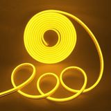 Ema Dükkan 12 Volt Neon LED Işık Trafosuz | Neon Şerit LED Trafosuz Esnek Silikonlu Aydınlatma - 3 m - Amber
