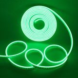 Ema Dükkan 12V 5 Metre Yeşil Neon Led Şerit Işık | Prize Tak Çalıştır | Anahtarlı Fişli 1.5M Kablo | Esnek Silikonlu Led