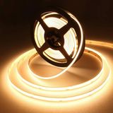 Ema Dükkan 12V COB Şerit LED 5 Metre Gün Işığı Işık | 320 LEDli | Adaptörlü Kullanıma Hazır | 12W/m IP20