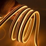Ema Dükkan 5 Metre 220 Volt Amber Neon Led Tak Çalıştır 8x16mm Esnek Hortum Led Suya Dayanıklı Şerit Aydınlatma