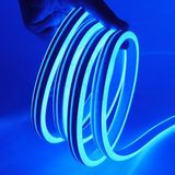 Ema Dükkan 5 Metre 220 Volt Mavi Neon Led Tak Çalıştır 8x16mm Esnek Hortum Led Suya Dayanıklı Şerit Aydınlatma