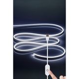 Ema Dükkan 5V USB Neon LED Şerit 5 Metre Beyaz | Silikonlu Su Geçirmez Esnek Aydınlatma